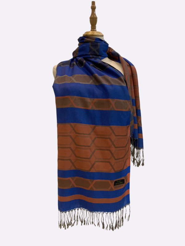 Abstract Geometry Silk Scarf