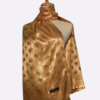 Honey Gold Elephant Silk Scarf
